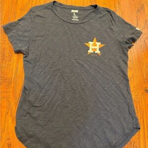 Women's Navy Graphic Astros Tee